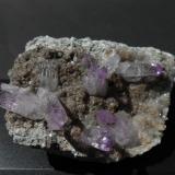 Cuarzo (variedad amatista)<br />Piedra Parada (Las Vigas), Municipio Tatatila, Veracruz (Veracruz de Ignacio de la Llave), México<br />9 x 6 x 3,5 cm<br /> (Autor: Antonio Alcaide)