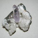 Quartz (variety amethyst)<br />Goboboseb Mountains, Brandberg area, Erongo Region, Namibia<br />70x60x50mm<br /> (Author: Heimo Hellwig)