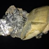 Arsenopyrite, Siderite<br />Minas da Panasqueira, Aldeia de São Francisco de Assis, Covilhã, Castelo Branco, Cova da Beira, Centro, Portugal<br />125 X 95 X 85 mm<br /> (Author: Robert Seitz)