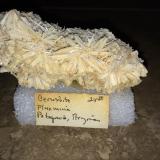 Cerussite<br />Flux Mine, Flux Gulch, Alum Gulch, Patagonia Mountains, Harshaw District, Santa Cruz County, Arizona, USA<br />95 X 50 X 40 mm<br /> (Author: Robert Seitz)