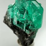 Beryl (variety emerald)<br />Chivor mining district, Municipio Chivor, Eastern Emerald Belt, Boyacá Department, Colombia<br />aggregate=18x13mm<br /> (Author: Fiebre Verde)