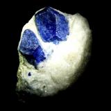 Lapislazuli.<br />Provincia Badakhshan, Afganistán<br />100x60 mm<br /> (Autor: Jesus Franquesa Baucells)