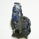 Azurite<br />Tsumeb Mine, Tsumeb, Otjikoto Region, Namibia<br />55x40x20mm<br /> (Author: Heimo Hellwig)