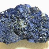 Azurite<br />Tsumeb Mine, Tsumeb, Otjikoto Region, Namibia<br />70x40x30mm<br /> (Author: Heimo Hellwig)