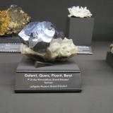 Galena with Quartz, Fluorite and Barite<br />Himmelsfürst Mine, Brand-Erbisdorf, Freiberg District, Erzgebirgskreis, Saxony/Sachsen, Germany<br />Specimen size 11 cm<br /> (Author: Tobi)