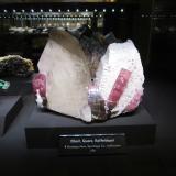 Elbaite, Quartz, Feldspar<br />Himalaya Mine, Gem Hill, Mesa Grande District, San Diego County, California, USA<br />~ 20 cm<br /> (Author: Tobi)