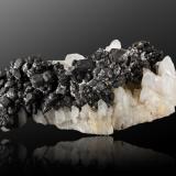 Hessite on Quartz<br />Botes (Botești), Zlatna, Alba, Transylvania, Romania<br />9,0	x	6,0	x	4,0	cm<br /> (Author: MIM Museum)