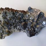 Galena<br />Mina Brushy Creek, Greeley, Distrito Viburnum Trend, Condado Reynolds, Missouri, USA<br />10x5x4.5 cm<br /> (Autor: Luis Edmundo Sánchez Roja)