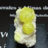 Azufre<br />Provincia Agrigento (Girgenti), Sicilia, Italia<br />20x30 mm<br /> (Autor: Ignacio)