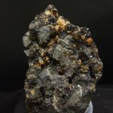 Galena, Esfalerita y Marcasita<br />Minas de Mercadal, Cartes, Comarca Besaya, Cantabria, España<br />80x50mm<br /> (Autor: joaquin gar)