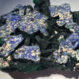 Malachite (after Azurite)Milpillas Mine, Cuitaca, Municipio Santa Cruz, Sonora, Mexico180 X 130 X 35 mm (section (Author: Robert Seitz)