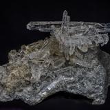 Quartz<br />Jeffrey Quarry, Jeffrey, Pulaski County, Arkansas, USA<br />10.9 x 8.0 cm<br /> (Author: am mizunaka)