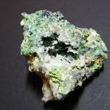 Malachite, Cerussite<br />Tsumeb Mine, Tsumeb, Otjikoto Region, Namibia<br />80x70x50mm<br /> (Author: Heimo Hellwig)