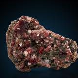 Pyrosmalite-(Mn) and Rhodonite<br />Zinc Corporation Mine (ZC Mine), 18 level, Broken Hill, Yancowinna County, New South Wales, Australia<br />5,0 x 7,0 x 3,0 cm<br /> (Author: MIM Museum)