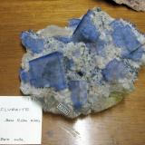Fluorite, Quartz<br />Bere Alston Mines, Bere Ferrers, Tavistock, Devon, England / United Kingdom<br />Approximately 15 cm across<br /> (Author: Jesse Fisher)