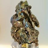 Arsenopirita, Siderita<br />Minas da Panasqueira, Aldeia de São Francisco de Assis, Covilhã, Castelo Branco, Cova da Beira, Centro, Portugal<br />8,5 x 5,5 x 3,5 cm<br /> (Autor: Raúl S. Llorente)