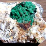 MalaquitaAzcárate Quarry, Eugui, Esteríbar, Comarca Auñamendi, Chartered Community of Navarre (Navarre), Spain14 cm por 15cm (Autor: canada)