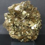 Siderite with Chalcopyrite<br />Kaiwu Mine, Hezhang, Bijie Prefecture, Guizhou Province, China<br />80mm x 70mm<br /> (Author: Philippe Durand)