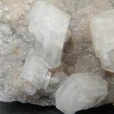 Calcite on Dolomite<br />Tsumeb Mine, Tsumeb, Otjikoto Region, Namibia<br />85x65x15mm<br /> (Author: Heimo Hellwig)