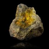 Uranophane with Guilleminite<br />Musonoi Mine, Kolwezi, Kolwezi District, Lualaba, Katanga Copper Crescent, Katanga (Shaba), Democratic Republic of the Congo (Zaire)<br />12,0	x	11,0	x	9,0	cm<br /> (Author: MIM Museum)