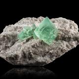 Fluorite with Quartz<br />Beura Quarries, Beura-Cardezza, Ossola Valley, Verbano-Cusio-Ossola Province, Piedmont (Piemonte), Italy<br />13,5	x	10,0	x	6,5	cm<br /> (Author: MIM Museum)
