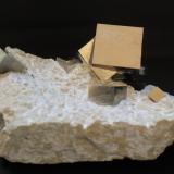 Pyrite<br />Ampliación a Victoria Mine, De Alcarama Range, Navajún, Comarca Cervera, La Rioja, Spain<br />150mm  x 80mm x 60mm<br /> (Author: Philippe Durand)
