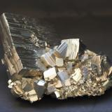 Pyrite<br />Niccioleta Mine, Massa Marittima, Grosseto Province, Tuscany, Italy<br />60mm x 35mm x 50mm<br /> (Author: Philippe Durand)