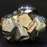 Pyrite<br />Huanzala Mine, Huallanca District, Dos de Mayo Province, Huánuco Department, Peru<br />80mm x 65mm x 60mm<br /> (Author: Philippe Durand)