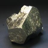 PyriteMina Rio (Mina Rio Marina), realce Valle Giove, Rio Marina, Isla de Elba, Provincia Livorno, Toscana, Italia45mm x 40mm x 40mm (Author: Philippe Durand)