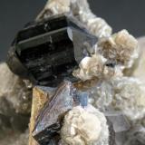 Cassiterite<br />Amo deposit, Ximeng, Pu'er Prefecture, Yunnan Province, China<br />70mm x 40mm x 40mm<br /> (Author: Philippe Durand)