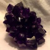 Quartz (variety amethyst)<br />La Genuina Mine, Artigas Department, Uruguay<br />9.5 x 6.4 x 5 cm<br /> (Author: JC)