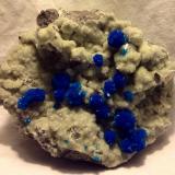 Cavansite, Stilbite<br />Wagholi Quarry, Wagholi, Pune District (Poonah District), Maharashtra, India<br />14 x 12 x 5 cm<br /> (Author: JC)