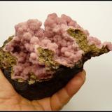 Rhodocrosite<br />N'Chwaning I Mine, N'Chwaning mining area, Kuruman, Kalahari manganese field (KMF), Northern Cape Province, South Africa<br />155 x 115 x 65 mm<br /> (Author: Pierre Joubert)