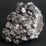 Galena and Dolomite<br />Sweetwater Mine, Ellington, Viburnum Trend District, Reynolds County, Missouri, USA<br />62mm x 50mm x 34mm<br /> (Author: Philippe Durand)