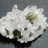 Epidote, Quartz<br />Goboboseb Mountains, Brandberg area, Erongo Region, Namibia<br />35x30x15mm<br /> (Author: Heimo Hellwig)