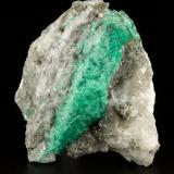 Beryl (variety emerald), Calcite, Pyrite<br />Coscuez mining district, Jerusalem Mine, Municipio San Pablo de Borbur, Western Emerald Belt, Boyacá Department, Colombia<br />53x61x36mm<br /> (Author: Fiebre Verde)