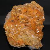 Wulfenite<br />Erupción Mine (Ahumada Mine), Los Lamentos Mountain Range, Municipio Ahumada, Chihuahua, Mexico<br />70mm x 50mm x 40mm<br /> (Author: Philippe Durand)