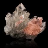 Fluorite on Quartz<br />Gerstenegg-Sommerloch tunnel, Gerstenegg, Grimsel area, Hasli Valley, Bern, Switzerland<br />22,0	x	18,0	x	19,0	cm<br /> (Author: MIM Museum)