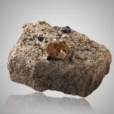 Anatase with MagnetiteAlp Lercheltini area, Binn Valley (Binntal), Wallis (Valais), Switzerland7,0	x	4,5	x	3,5	cm (Author: MIM Museum)