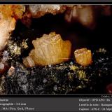 Mimetite<br />Mas Dieu, Mercoirol, Alès, Gard, Occitanie, France<br />fov 3.6 mm<br /> (Author: ploum)