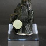 Epidote and Prehnite<br />Kayes Region, Mali<br />60mm x 40mm x 45mm<br /> (Author: Philippe Durand)