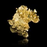 Gold<br />Eureka Mine (Eureka & Grizzly Mine), Big Oak Flat, Big Oak Flat District, Tuolumne County, California, USA<br />4,0	x	1,5	x	3,0	cm<br /> (Author: MIM Museum)