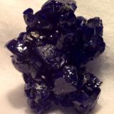 Azurite<br />Milpillas Mine, Cuitaca, Municipio Santa Cruz, Sonora, Mexico<br />3.8 x 2.9 cm<br /> (Author: JC)