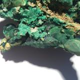 Malachite, Pyromorphite, Cerussite, Anglesite<br />Brown's open pit, Rum Jungle, Batchelor, Coomalie Shire, Northern Territory, Australia<br />130 X 105 X 65 mm<br /> (Author: Robert Seitz)