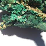 Malachite, Pyromorphite, Cerussite, Anglesite<br />Brown's open pit, Rum Jungle, Batchelor, Coomalie Shire, Northern Territory, Australia<br />130 X 105 X 65 mm<br /> (Author: Robert Seitz)