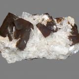 Fluorite, Celestine<br />White Rock Quarry, Clay Center, Ottawa County, Ohio, USA<br />5.7 cm x 3.3 cm x 2.3 cm<br /> (Author: Jamison Brizendine)