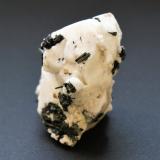 Orthoclase with Aegirine and Zircon<br />Mount Malosa, Zomba District, Malawi<br />60mm x 60mm x 45mm<br /> (Author: Philippe Durand)
