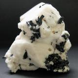 Orthoclase with Aegirine and Zircon<br />Mount Malosa, Zomba District, Malawi<br />60mm x 60mm x 45mm<br /> (Author: Philippe Durand)