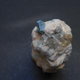 Lazulita<br />Montes Graves, Condado Lincoln, Georgia, USA<br />5 x 3 x 3 cm<br /> (Autor: Antonio Alcaide)