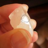 Quartz<br />Jessieville, Garland County, Arkansas, USA<br />1" high and 1 1/4" wide and 1/2" deep<br /> (Author: Reelgoodwoman)